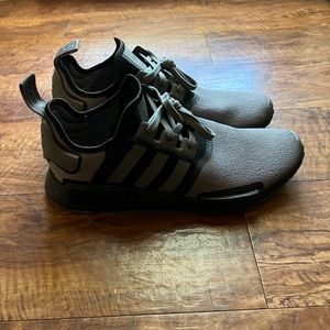 Mens adidas NMDs. Size 11.5. Grey and black. Worn one time.